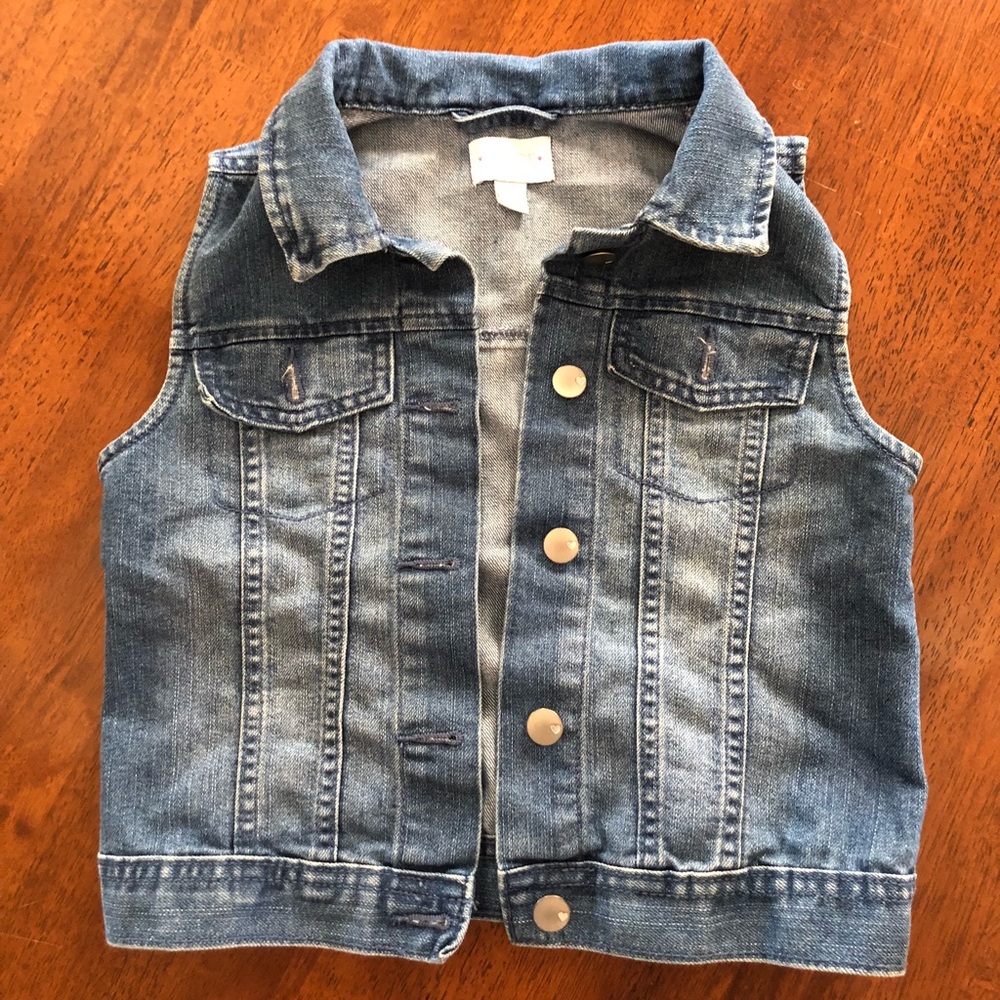 Girls’ Denim Vest
